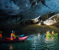 Tour khám phá Động Phong Nha 4500m bằng thuyền kayak